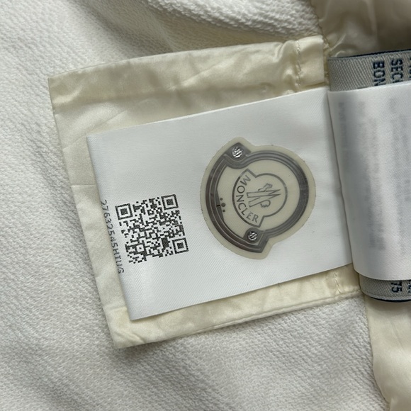 kids white moncler spring jacket - Picture 4 of 5